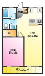 キクラス元住吉の物件間取画像